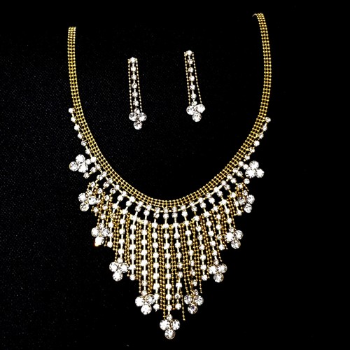 Parure bijoux mariage - bijoux, or
