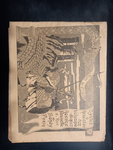 Catalogue vélo ancien 1908