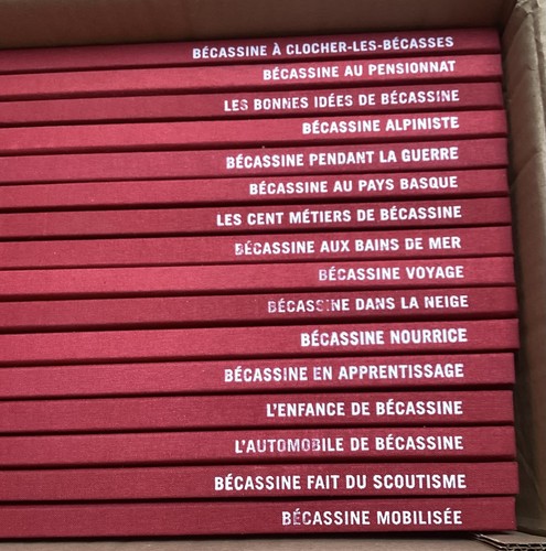 Lot albums becassien - 16,