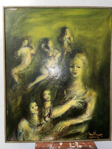Tableau ancien 30f 93x73 - tableau,