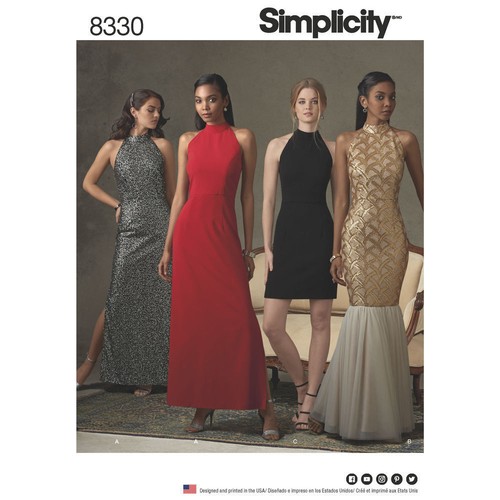 Simplicity 8330 robes - 8330, de