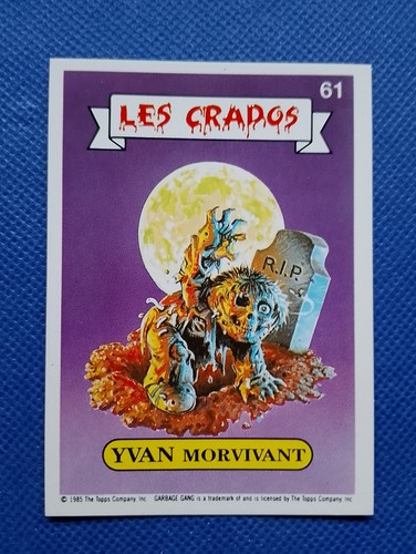 Les crados carte - carte, numéro