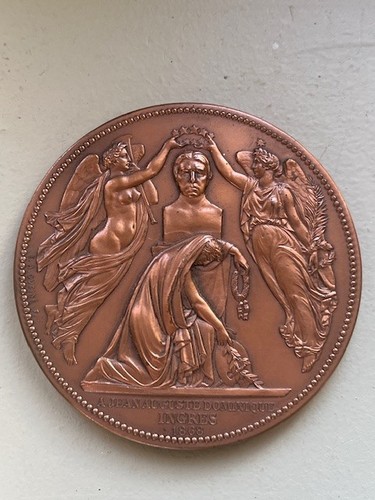 Médaille bronze jean auguste - médaille,