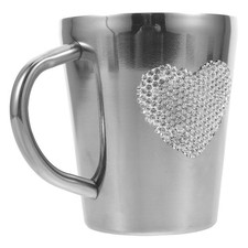  Coupe D'amour Incrustée De Diamants Mug Coeur Tasse À Boisson Thé
