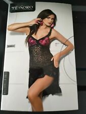 Ensemble Nuisette Et String Ficelle Tessoro Taille L