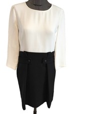 Superbe robe noir blanc - superbe,