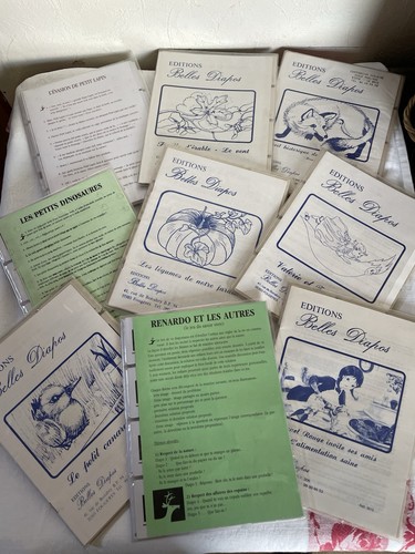 Lot diapositives scolaires - lot,