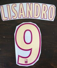 Kit / Flocage Lyon 2010 / 2011 LISANDRO #9 Away L1