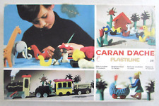 Ancienne boîte pâte à modeler 15 couleurs Caran d'Ache Plastiline n° 241