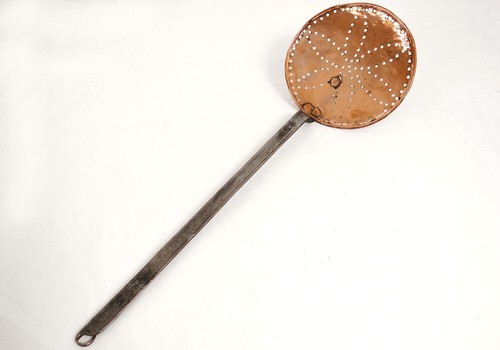 Ecumoir passoire cuivre fer - ecumoir,