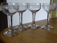 SAINT LOUIS 4 ANCIENS VERRES A