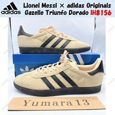 Lionel Messi × adidas Originals Gazelle Triunfo Dorado IH8156 Blanc Homme...