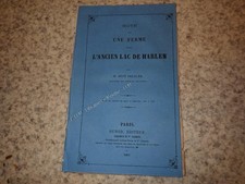 1863.Note sur ferme dans ancien lac de Harlem (Hollande).Deloche