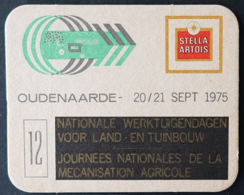 Sous bock stella artois 1975 - artois,