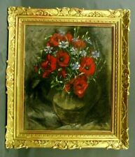 Tableau 1950 bouquet fleurs