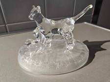 Famille De Chats (Cristallerie