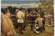 Lenin With Peasant Large