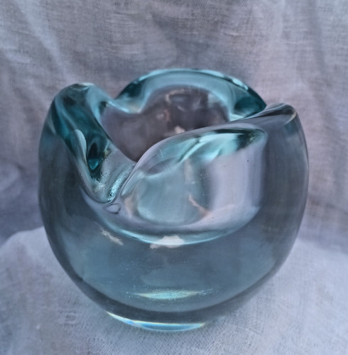 Cendrier bleu vert - , art