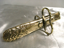 ?? ANCIENNE RARE PINCE A ASPERGE MÉTAL ARGENTE ART DE LA TABLE