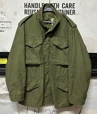 GENUINE US ARMY LATE VIETNAM M65 FIELD JACKET 1979 VG COND !!!! MEDIUM REGULAR
