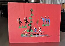 Peinture africaine gouache sur