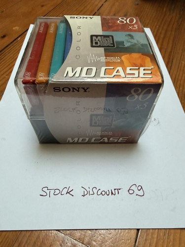 Sony case minidisc - md,