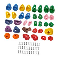 Lot de 36 prises d'escalade