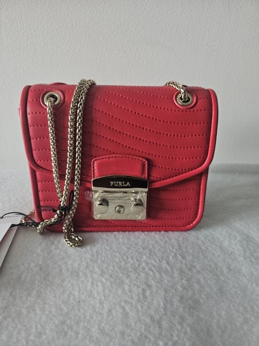 Sac cuir furla rouge a - furla,
