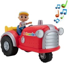 CoComelon Official Musical Tractor w/ Sounds & Exclusive 3-inch Farm JJ Toy,...
