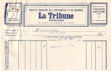 1941 SOCIETE ANONYME DE L IMPRIMERIE ET DU JOURNAL LA TRIBUNE REPUBLICAINE A