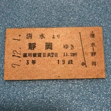 Ancien billet de train