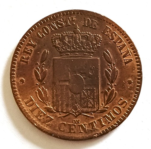 Espagne centimos alfonso - 10,