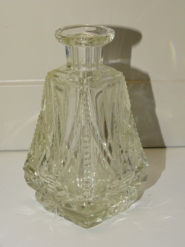 Bas flacon cristal taillé - cristal,
