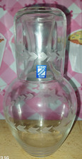 carafe et verre en cristal -
