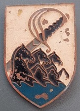 WW2 Patrouilleur le SABRE 1944 insigne Marine fab. Graziani Alger ORIGINAL BADGE