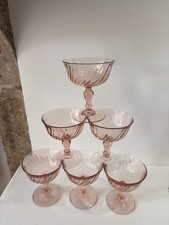 6 coupes à champagne Verre