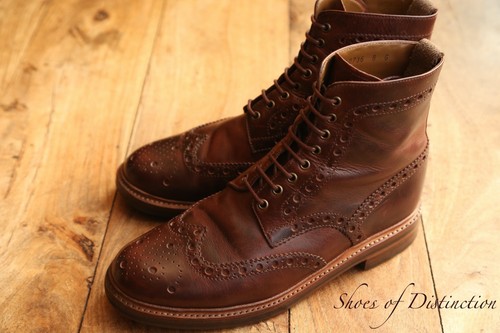 Chaussures bottes derby brogue