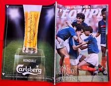 FOOTBALL L'EQUIPE MAGAZINE SPÉCIAL EURO 1984 : ON A JUSTE ÉTÉ LES PREMIERS RARE