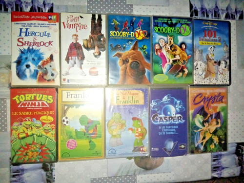 Lot vhs film - enfant, dessin