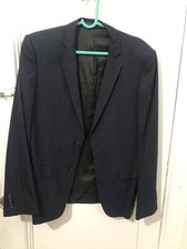 Zara Mens Sports Jacket Navy