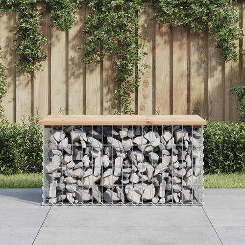 Banc jardin design gabion - banc,