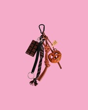 Porte-clés fantaisie bretzel