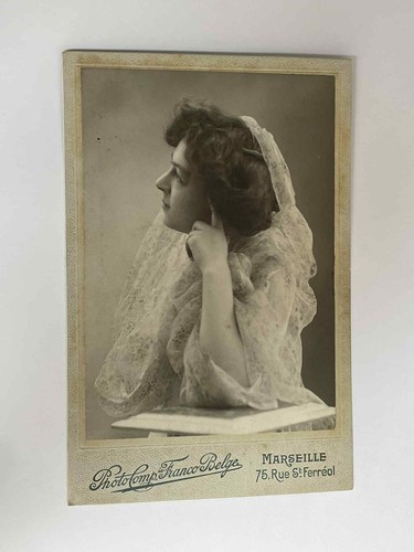 Ancienne photographie cabinet - ancienne,