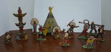 Figurines anciennes Indiens et