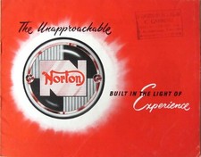1956 MOTO NORTON GAMME 50- ES2 -19S -88-99- 30 40