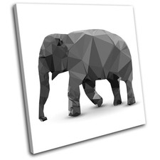 Geometric Abstract Elephant