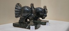 Hippolyte Moreau Serre-livres Sculpture Dindons   Signé Art Deco