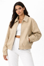 Blouson bomber oversize femme