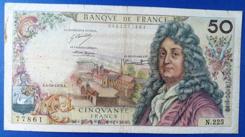 Billet français francs - 50,