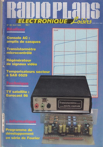 Radio plans 461 - radio, console